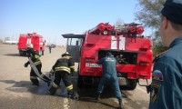 Ипатовский район второй год подряд принимает участников краевых соревнований по пожарному биатлону