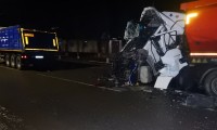 В Ипатово несоблюдение дистанции стало причиной столкновения двух грузовых автомобилей